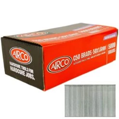 Airco C50 Brad Nails 1.6 X 50mm - Box Of 5000