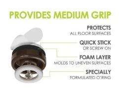 Slipstick Slider O'Ring Chocolate 25mm/1" -Home Hardware 4371076 2 1