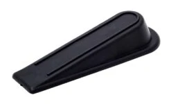 Trio Doorstop Rubber Wedge Black 23mm