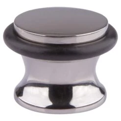 Trio Mushroom Doorstop Chrome Plated 23mm