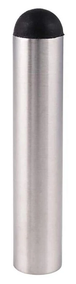 Trio Hart Doorstop Satin Chrome 100mm