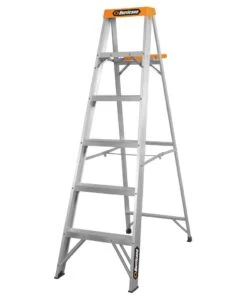 Hurricane Single Sided Ladder With Tool Tray 120kg Domestic 1.8m