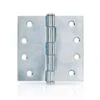 Trio Door Butt Hinge Fixed Pin Zinc Plated 100 X 100 X 2.5mm