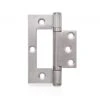 Trio Hirline Door Hinge Fixed Pin Satin Chrome 100 X 70 X 2.5mm -Home Hardware 4960233 1 1