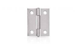 Trio Door Butt Hinge Fixed Pin Stainless Steel 50 X 40 X 1.2mm