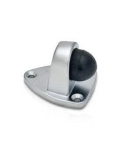 Trio Commercial Door Stop Satin Chrome 46mm