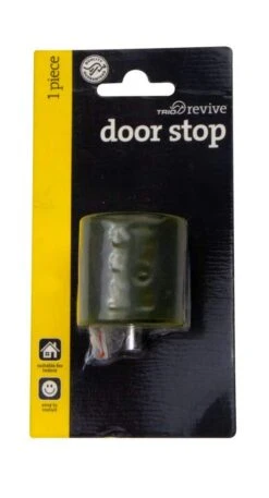 Trio Lloris Cushioned Doorstop Satin Chrome 40mm