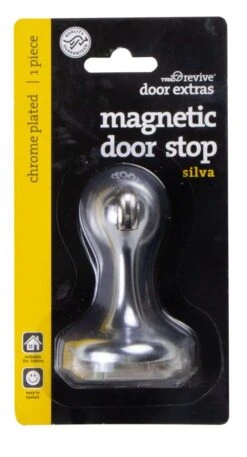 Trio Silva Magnetic Doorstop Chrome Plated 75mm