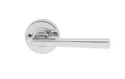 Lockwood Velocity Round Rose Privacy Set & 28 Lever 55mm