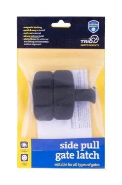 Trio Side Pull Gate Latch Black