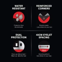 Polytuf Extra Heavy Duty Tarp 9.1 X 12.2m -Home Hardware 5393970 4 8