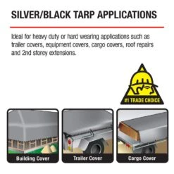 Polytuf Extra Heavy Duty Tarp 9.1 X 12.2m -Home Hardware 5393970 5 8