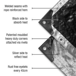 Polytuf Extra Heavy Duty Tarp 9.1 X 12.2m -Home Hardware 5393970 6 8