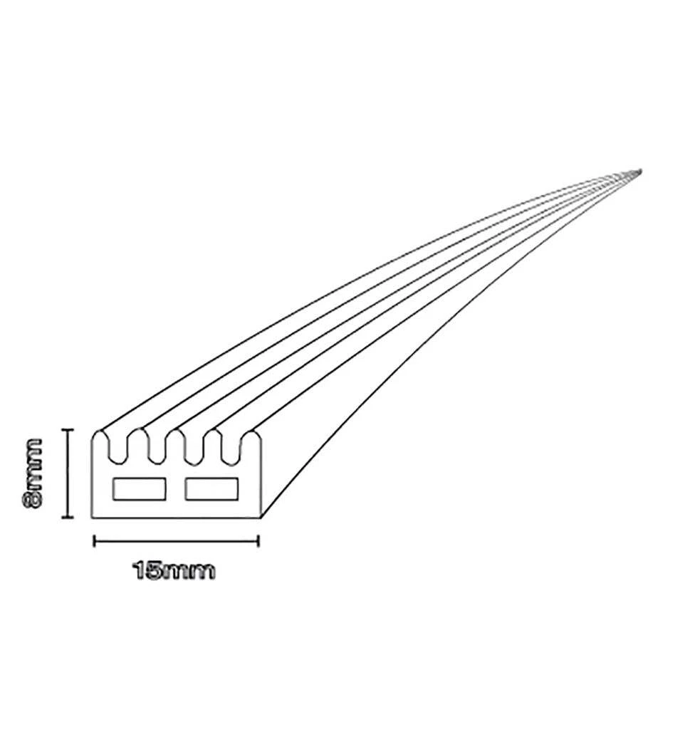 Cowdroy General Purpose Strip Rubber Black 8 X 16mm X 2m 5 Cowdroy General Purpose Strip Rubber Black 8 X 16mm X 2m - Image 3