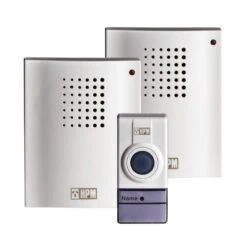 HPM Wireless Door Chime With 2 Receivers