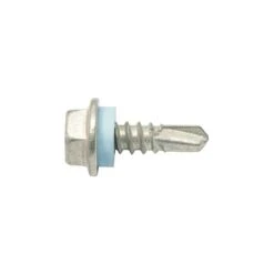 Zenith Metal Screws Hex Head With Seal Galvanised 10G X 16mm - 1000 Pack