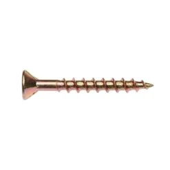 Zenith Chipboard Screw Philips Drive Gold Passivated 8G X 35mm - 500 Pack