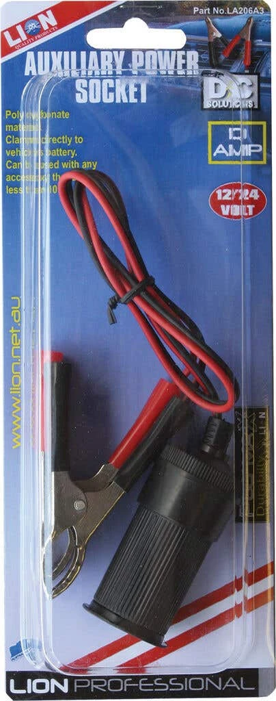Lion Auxiliary Power Socket With Clamps 3 Lion Auxiliary Power Socket With Clamps
