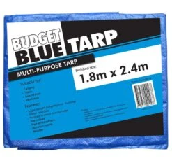 Budget Blue Tarp 1.8 X 2.4m