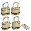 Master Lock Excell Laminated Padlock 45mm - 4 Pack -Home Hardware 5445002 0 211