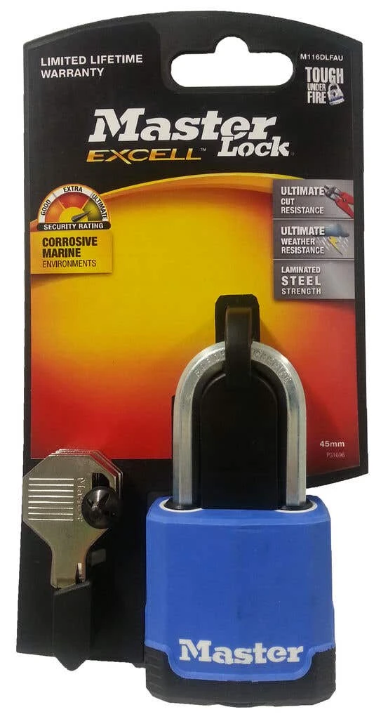 Master Lock Excell Covered Padlock 45mm 4 Master Lock Excell Covered Padlock 45mm - Image 2