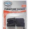 Cold Steel Furniture Socket Square 19mm - 4 Pack -Home Hardware 5471842 0 2