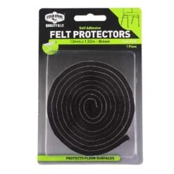 Cold Steel Felt Protectors Strip Brown 13mm X 1.52m