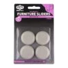 Cold Steel Furniture Sliders Round Plastic 38mm - 4 Pack 1 Cold Steel Furniture Sliders Round Plastic 38mm - 4 Pack -Home Hardware 5472402 0 4