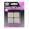 Cold Steel Furniture Sliders Square Plastic 25mm - 4 Pack 2 Cold Steel Furniture Sliders Square Plastic 25mm - 4 Pack -Home Hardware 5472519 0 4
