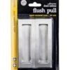 Trio Flush Pull Rectangular Satin Stainless Steel 120mm X 40mm -Home Hardware 5495882 0 1