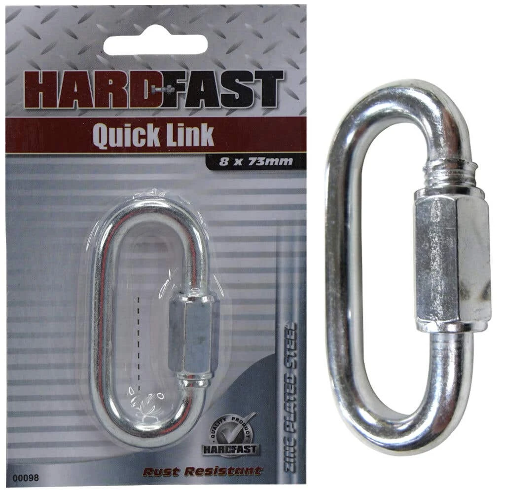 Hardfast Quick Link Zinc Plated 6 X 55mm 3 Hardfast Quick Link Zinc Plated 6 X 55mm