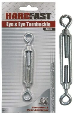 Hardfast Eye & Eye Turnbuckle Galvanised 6mm