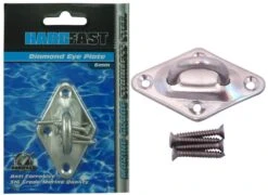 Hardfast Diamond Eye Plate Stainless Steel 6mm
