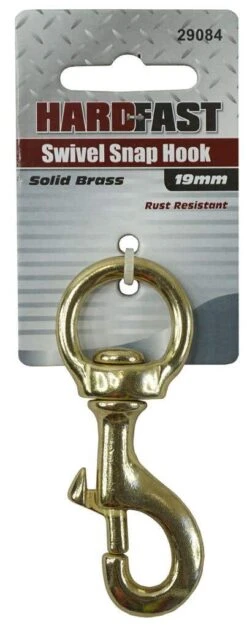 Medalist Brass Hook Snap Swivel 3/8