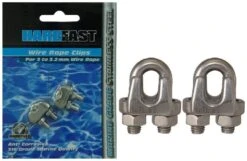Hardfast Wire Rope Grip 2mm - 2 Pack
