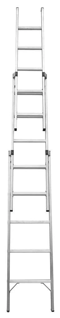 Hurricane 1.8 - 3.6m Triple Extension Ladder 100kg Domestic