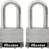Master Lock Stainless Steel Laminated Padlock - 4 Pack