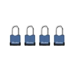 Master Lock Excell Laminated Cover Padlock 45mm - 4 Pack