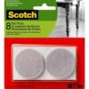 Scotch Round Felt Pads Beige 41mm - 8 Pack -Home Hardware 5585732 0 3