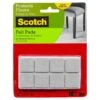 Scotch Square Felt Pads Beige 25mm - 16 Pack -Home Hardware 5585765 0 2