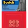 Scotch Rubber Bumpers Clear 12mm - 18 Pack