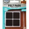 Cold Steel Heavy Duty Square Felt Pads Brown 25 X 25mm - 8 Pack 1 Cold Steel Heavy Duty Square Felt Pads Brown 25 X 25mm - 8 Pack -Home Hardware 5597976 0 2