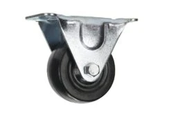 Cold Steel Rubber Fixed Castor Black 63mm