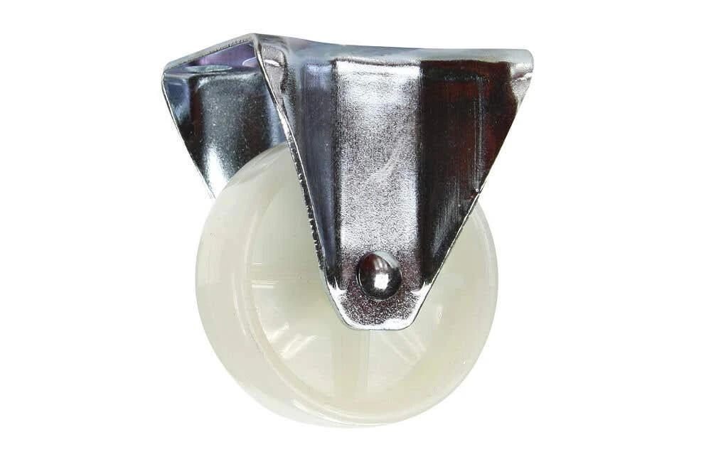 Cold Steel Nylon Fixed Castor White 75mm 3 Cold Steel Nylon Fixed Castor White 75mm