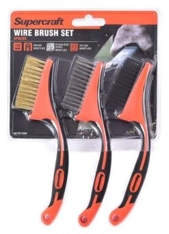 Supercraft Wire Brush Set - 3 Piece