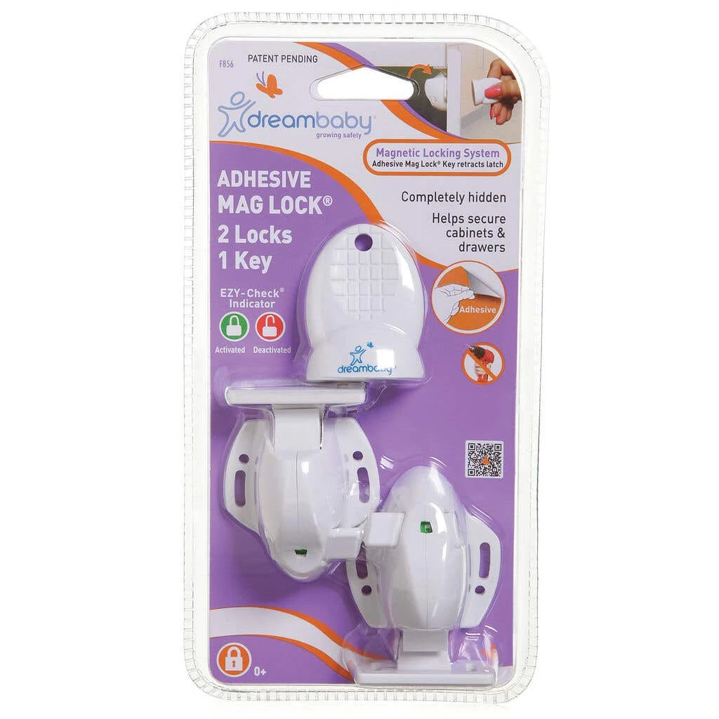 Dreambaby Adhesive Mag Locks 2 Locks 1 Key 3 Dreambaby Adhesive Mag Locks 2 Locks 1 Key