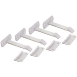 Dreambaby Long Adhesive Safety Catches - 4 Pack 7 Dreambaby Long Adhesive Safety Catches - 4 Pack -Home Hardware 5656293 2 3