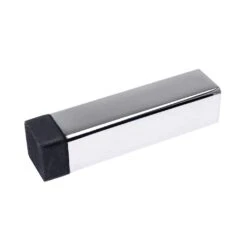 Lane Bullet Door Stop Square Polished Chrome