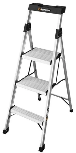 Hurricane 3 Step Dual Platform Ladder 120kg