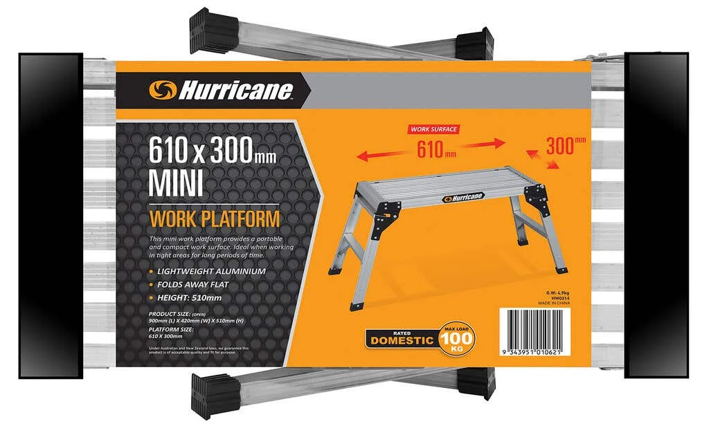 Hurricane Mini Work Platform Domestic 100kg 5 Hurricane Mini Work Platform Domestic 100kg - Image 3